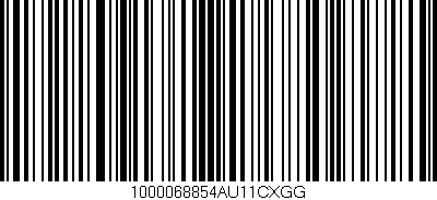 Código de barras (EAN, GTIN, SKU, ISBN): '1000068854AU11CXGG'