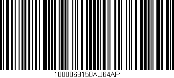 Código de barras (EAN, GTIN, SKU, ISBN): '1000069150AU64AP'
