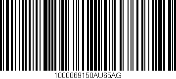 Código de barras (EAN, GTIN, SKU, ISBN): '1000069150AU65AG'