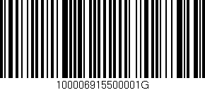 Código de barras (EAN, GTIN, SKU, ISBN): '100006915500001G'