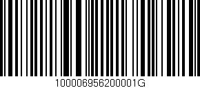 Código de barras (EAN, GTIN, SKU, ISBN): '100006956200001G'