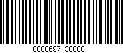 Código de barras (EAN, GTIN, SKU, ISBN): '1000069713000011'