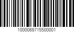 Código de barras (EAN, GTIN, SKU, ISBN): '1000069715500001'