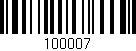 Código de barras (EAN, GTIN, SKU, ISBN): '100007'