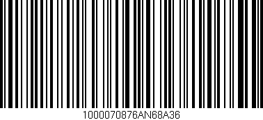 Código de barras (EAN, GTIN, SKU, ISBN): '1000070876AN68A36'