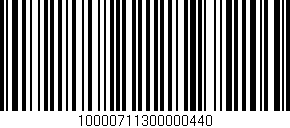 Código de barras (EAN, GTIN, SKU, ISBN): '10000711300000440'