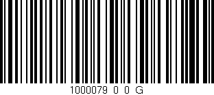 Código de barras (EAN, GTIN, SKU, ISBN): '1000079_0_0_G'