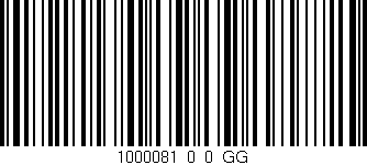 Código de barras (EAN, GTIN, SKU, ISBN): '1000081_0_0_GG'