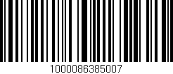 Código de barras (EAN, GTIN, SKU, ISBN): '1000086385007'