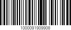 Código de barras (EAN, GTIN, SKU, ISBN): '1000091909908'