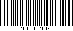 Código de barras (EAN, GTIN, SKU, ISBN): '1000091910072'