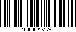 Código de barras (EAN, GTIN, SKU, ISBN): '1000092251754'