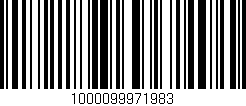Código de barras (EAN, GTIN, SKU, ISBN): '1000099971983'