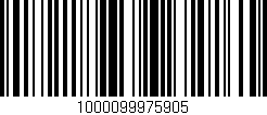 Código de barras (EAN, GTIN, SKU, ISBN): '1000099975905'