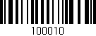 Código de barras (EAN, GTIN, SKU, ISBN): '100010'