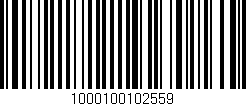 Código de barras (EAN, GTIN, SKU, ISBN): '1000100102559'