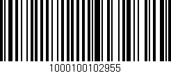 Código de barras (EAN, GTIN, SKU, ISBN): '1000100102955'