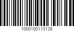Código de barras (EAN, GTIN, SKU, ISBN): '1000100113128'