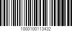 Código de barras (EAN, GTIN, SKU, ISBN): '1000100113432'