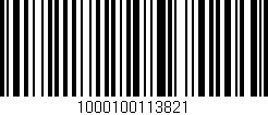Código de barras (EAN, GTIN, SKU, ISBN): '1000100113821'