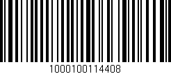 Código de barras (EAN, GTIN, SKU, ISBN): '1000100114408'