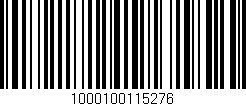 Código de barras (EAN, GTIN, SKU, ISBN): '1000100115276'