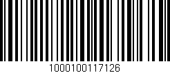 Código de barras (EAN, GTIN, SKU, ISBN): '1000100117126'