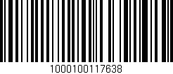 Código de barras (EAN, GTIN, SKU, ISBN): '1000100117638'