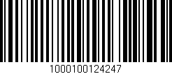Código de barras (EAN, GTIN, SKU, ISBN): '1000100124247'