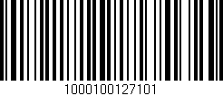 Código de barras (EAN, GTIN, SKU, ISBN): '1000100127101'