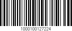 Código de barras (EAN, GTIN, SKU, ISBN): '1000100127224'