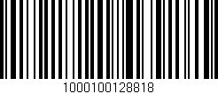 Código de barras (EAN, GTIN, SKU, ISBN): '1000100128818'