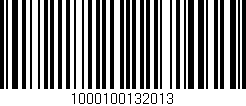 Código de barras (EAN, GTIN, SKU, ISBN): '1000100132013'
