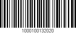 Código de barras (EAN, GTIN, SKU, ISBN): '1000100132020'