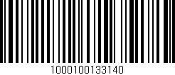 Código de barras (EAN, GTIN, SKU, ISBN): '1000100133140'