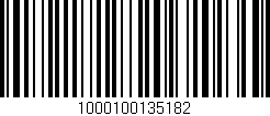 Código de barras (EAN, GTIN, SKU, ISBN): '1000100135182'