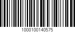 Código de barras (EAN, GTIN, SKU, ISBN): '1000100140575'