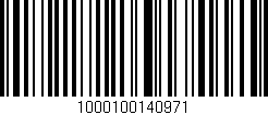 Código de barras (EAN, GTIN, SKU, ISBN): '1000100140971'