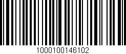 Código de barras (EAN, GTIN, SKU, ISBN): '1000100146102'