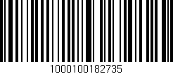 Código de barras (EAN, GTIN, SKU, ISBN): '1000100182735'