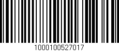 Código de barras (EAN, GTIN, SKU, ISBN): '1000100527017'