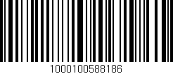 Código de barras (EAN, GTIN, SKU, ISBN): '1000100588186'