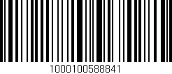 Código de barras (EAN, GTIN, SKU, ISBN): '1000100588841'