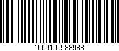 Código de barras (EAN, GTIN, SKU, ISBN): '1000100588988'