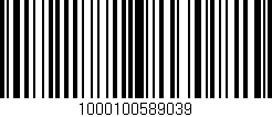 Código de barras (EAN, GTIN, SKU, ISBN): '1000100589039'