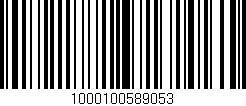 Código de barras (EAN, GTIN, SKU, ISBN): '1000100589053'