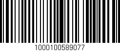 Código de barras (EAN, GTIN, SKU, ISBN): '1000100589077'