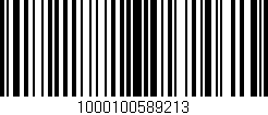Código de barras (EAN, GTIN, SKU, ISBN): '1000100589213'