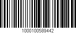 Código de barras (EAN, GTIN, SKU, ISBN): '1000100589442'