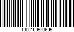 Código de barras (EAN, GTIN, SKU, ISBN): '1000100589695'